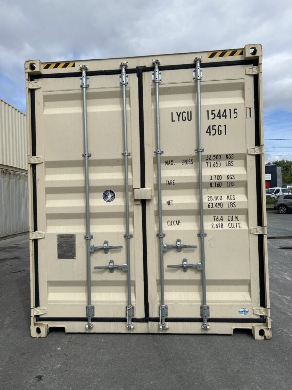 Conteneur 40 pieds dry high cube neuf – 4415 – Devis Gratuit